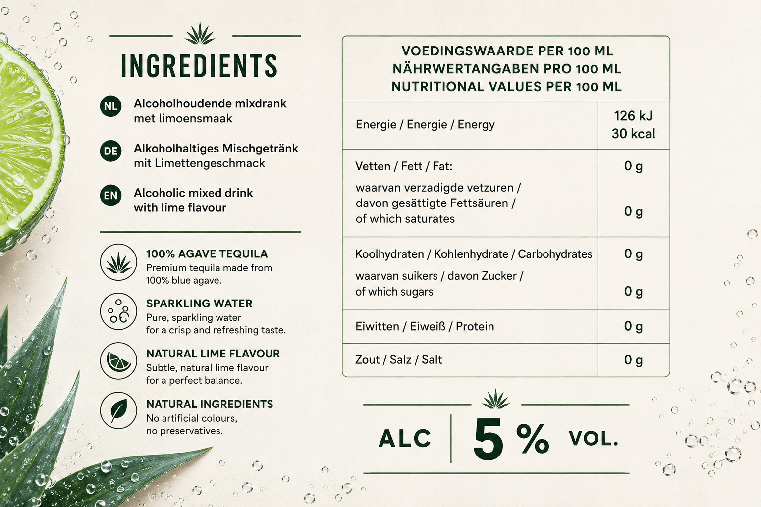 Ingredients lime